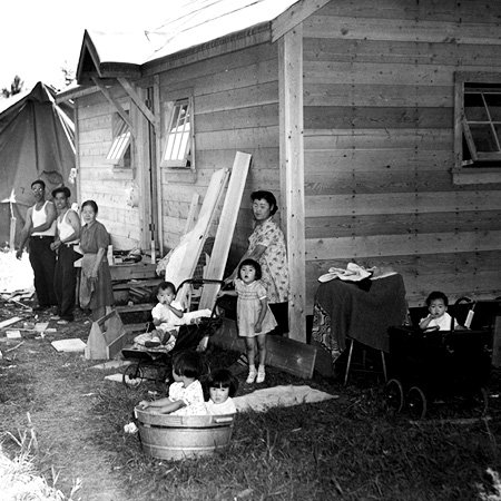 living in internment camps